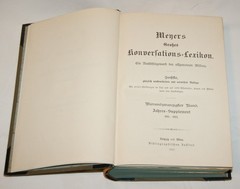 ANTIQUE BOOK Meyers Konversations-Lexikon ENCYCLOPEDIA Vol. 24 1911-1912 Germany