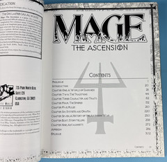 Mage: The Ascension – Rare Revised 3rd Edition Hardcover; Dierdre Brooks (2000)!