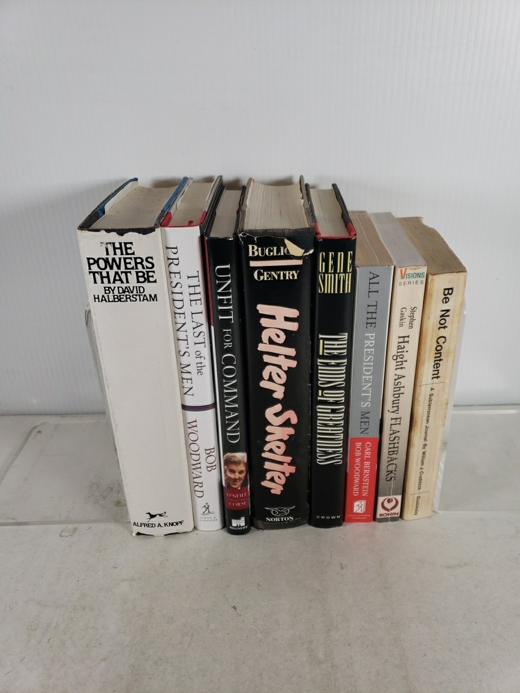 American Culture and History 1960’s to 1980’s (8 Book Lot) Helter Skelter