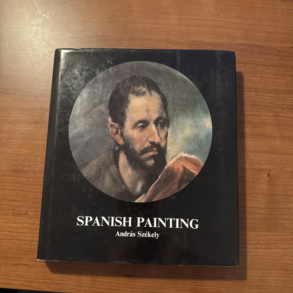 book art Spanish painting hardcover 1989 black cover like new second printing