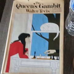 The Queen’s Gambit Walter Tevis 1st Ed 1983 Hardcover Dust Jacket Random