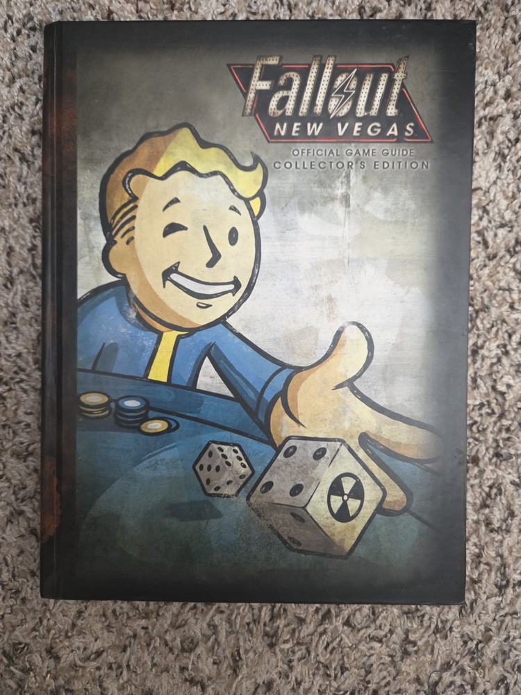 Fallout Game Book New Vegas Official Guide Limited Edition Strategy Vault Boy