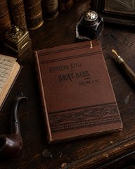 Vintage 1889 Reporting Style of Short-Hand by Moran Antique Hardback Book