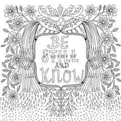 Inspirational Coloring Book for Adults 31 Pages Thick Paper Relaxing Artwork