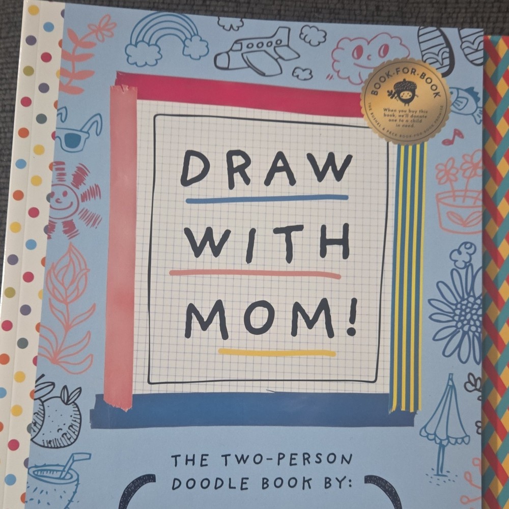 Bushel & Peck Books Draw with Mom! Activity Book Ages 4-8 Paperback