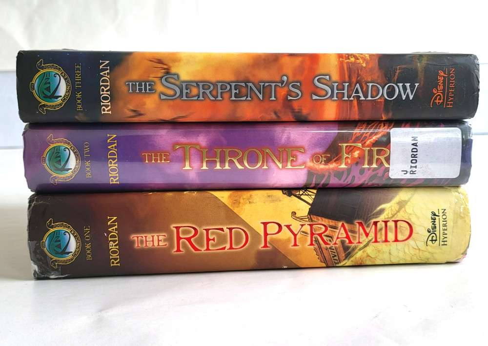 The KANE CHRONICLES Books by Rick Riordan HC/DJ 1st Ed/1st Print
