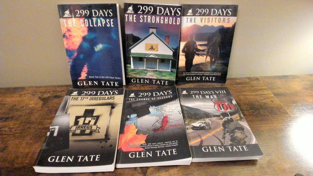 Lot of 6 Glen Tate 299 Days Series: Books 2, 4-8 Dystopian Future PB