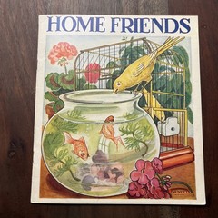 Vintage Linenette Books Animal Friends lot of 4 Sam’l Gabriel Sons & Co. 1941