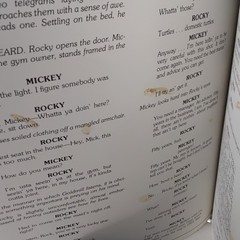 The Official Rocky Scrapbook by Sylvester Stallone 1977 Movie Softcover book