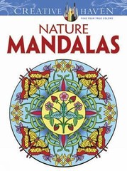 Creative Haven Nature Mandalas Coloring Book- paperback, Marty Noble, 0486491374