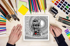 Swear Word Adult Coloring Book: Fresh Out of F*Cks