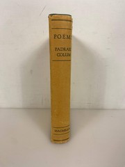 Poems by Padraic Colum 1932 The Macmillan Company HC DJ