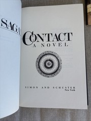 Contact by Carl Sagan 1985 Hardcover First Edition First Printing Novel Book HC