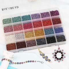 Size 2Mm Seed Beads 24 Colors Total 16800 Pcs in Box, 12/0 Small Craft Seed Bead