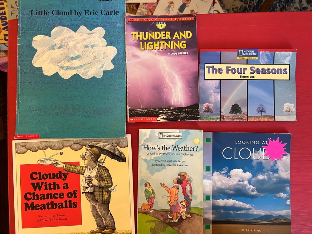 Classroom Weather Books from Several Authors (Lot of 6)