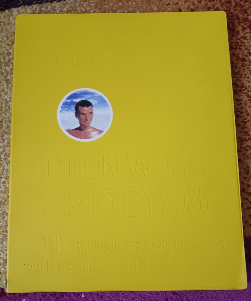 David Byrne Your Action World 2000 Book RARE!