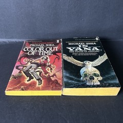 Color Out of Time & In Yana, the Touch of the Undying Michael Shea DAW Books x 2