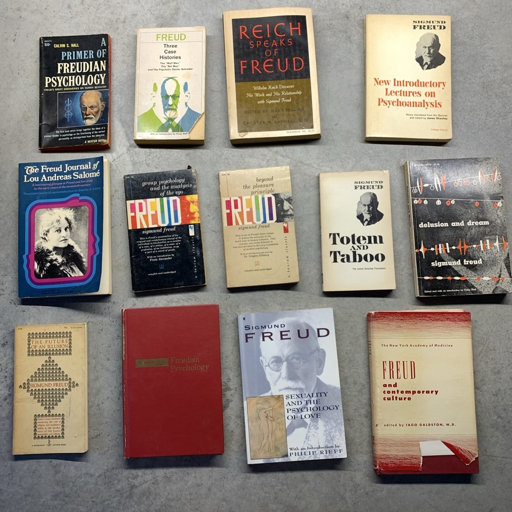 Sigmund Freud Book Lot Totem and Taboo Psychoanalysis Psychology 13 Volumes