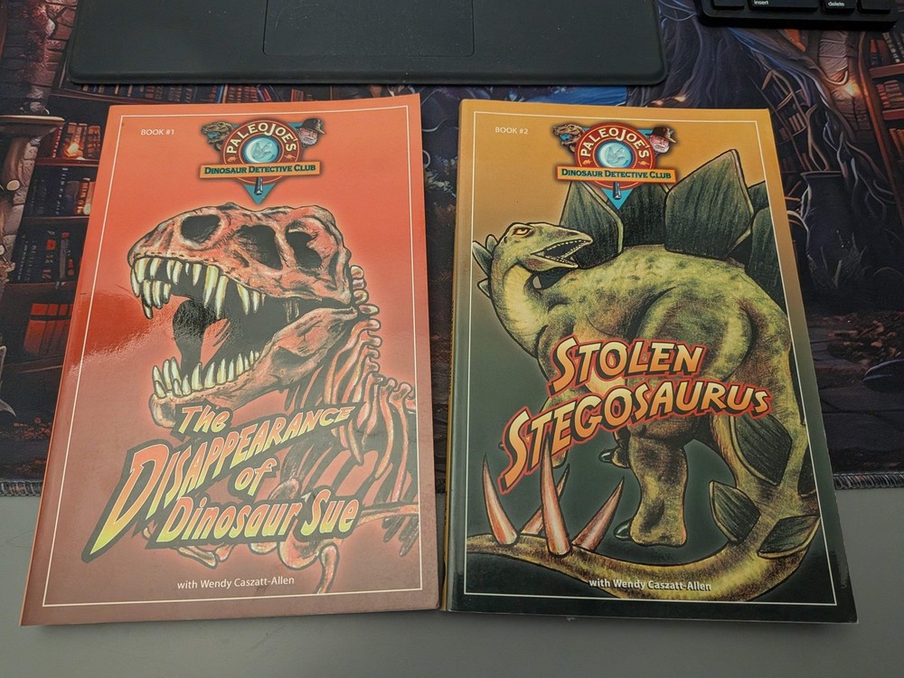 PaleoJoe’s Dinosaur Detective Club Lot Bundle #1-2 by „PaleoJoe” Kchodl VERY GOO
