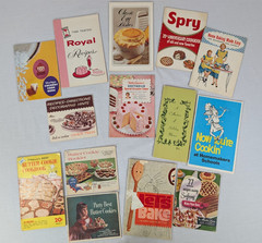 Vintage Lot of 14 Cookbooks Booklets Pamphlets Recipes 50s 60s Used
