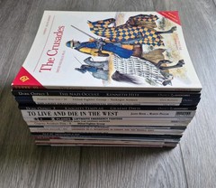 18 Osprey Military history illustrated paperback book LOT mixed series