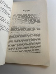 RUFUS JONES: FAITH of JOHN GREENLEAF WHITTIER – QUAKER FRIENDS 1957 abb