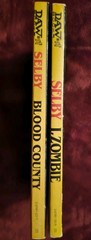 2 Vintage Horror lot Blood County & I, Zombie Curt Selby DAW paperbacks RARE OOP