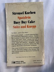 Mennonite Community Cookbook: – Paperback, by Showalter Mary Emma