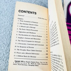 Early Church Problems & Progress Book of Acts W. Wilbert Welch 1976 Baptist RBP