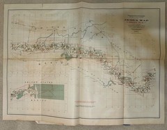 1911 Rio Grande Topographical Map – Roma to the Gulf of Mexico (America)
