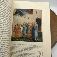 Vintage 1954 Lives of Saints Illustrated Hardcover John J. Crawley & Co.