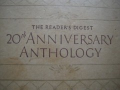 VTG 1941 THE READER’S DIGEST 20TH ANNIVERSARY ANTHOLOGY FIRST EDITION 123 PAGES