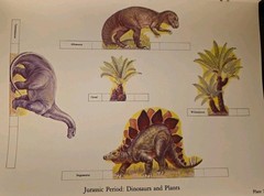 DINOSAUR DIORAMAS to Cut & Assemble MATTHEW KALMENOFF 1983 Dover UNUSED UNCUT