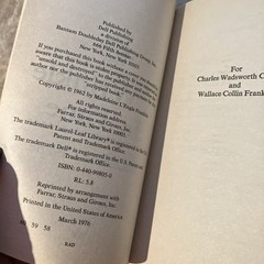 A Wrinkle In Time by Madeleine L’Engle 1976 Dell Laurel Leaf STRANGER THINGS