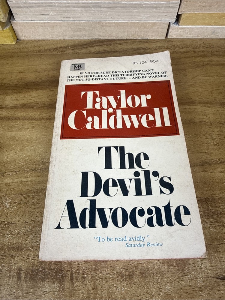 The Devils Advocate By Taylor Caldwell 1969 Third Printing Paperback Macfadden