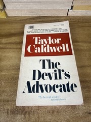 The Devils Advocate By Taylor Caldwell 1969 Third Printing Paperback Macfadden