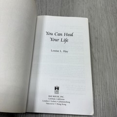 You Can Heal Your Life by Louise L Hay Paperback Self Help Healing Guide Book