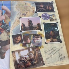 Disney UP Clear File Double-sided Print Rare Collectible