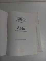 1 Acts – The Spread of the Kingdom – Book Only – The Great Adventure – Read