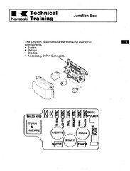 KAWASAKI ZN1300 Motorcycle Technical Training Manual 1984, BINDING – COVERED