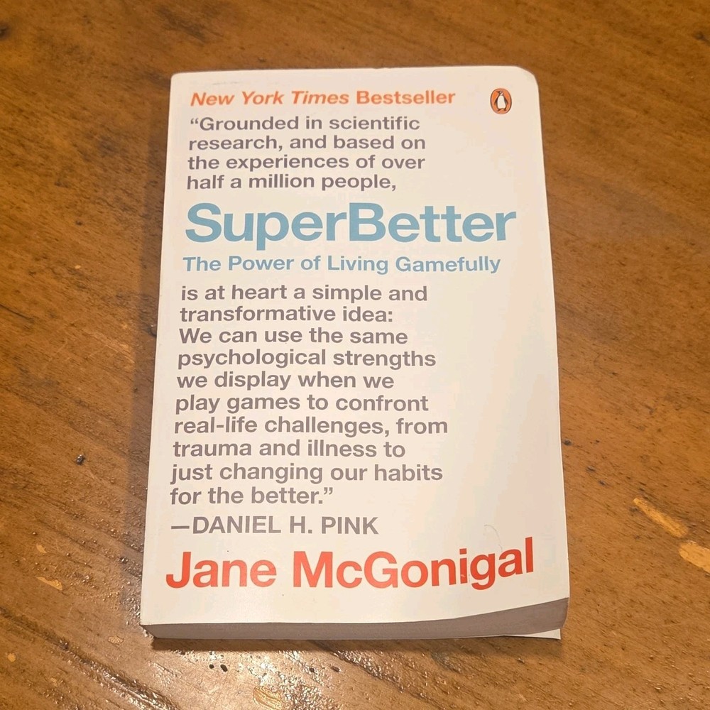 SuperBetter Jane McGonigal Penguin 2016 Trade Paperback Self-Help Psychology