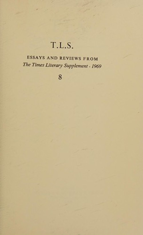 „Times Literary Supplement” not applicable