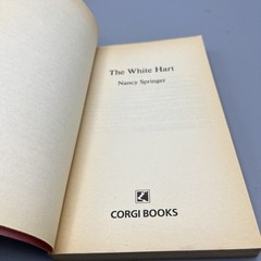 Nancy Springer The White Hart Vtg Fantasy Paperback Book 1984 Corgi UK IMPORT
