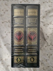 Words of Radiance Leatherbound Signed by Brandon Sanderson, Sealed, 1st Edition
