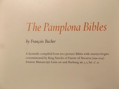 Pamploma Bibles (2 Vol Set) by Francois Bucher (1970)With Storage Sleeve