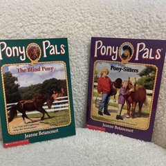 Lot 21 Pony Pals Book Paperback Horse Books Jeanne Betancourt Vintage Scholastic