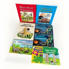 Lot of 8 Vintage Troll Associates Dinosaur Books Dinos Prehistoric Animals