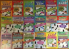 Lot of 10 Dell Penny Press Crossword Puzzle Books All Easy Unsorted Express