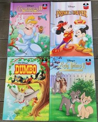 Lot of 12 Disney’s Wonderful World of Reading Hardcover Books 1990’s-2000s