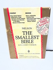 Holy Bible – The Smallest Bible Thomas Nelson 103 Black Leatherflex, gold pages